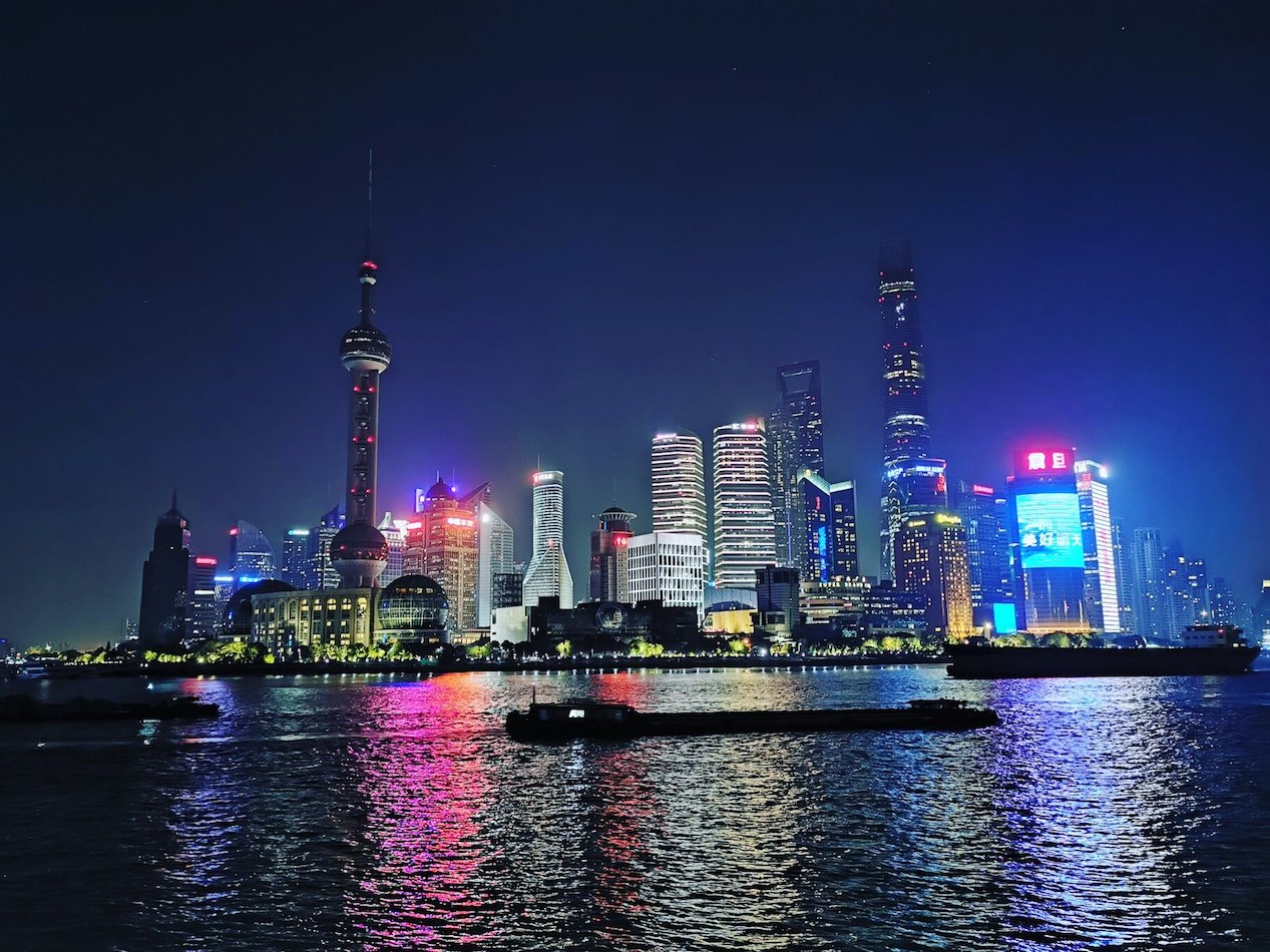 Shanghai the bund at night | best places to travel in Asia December and January