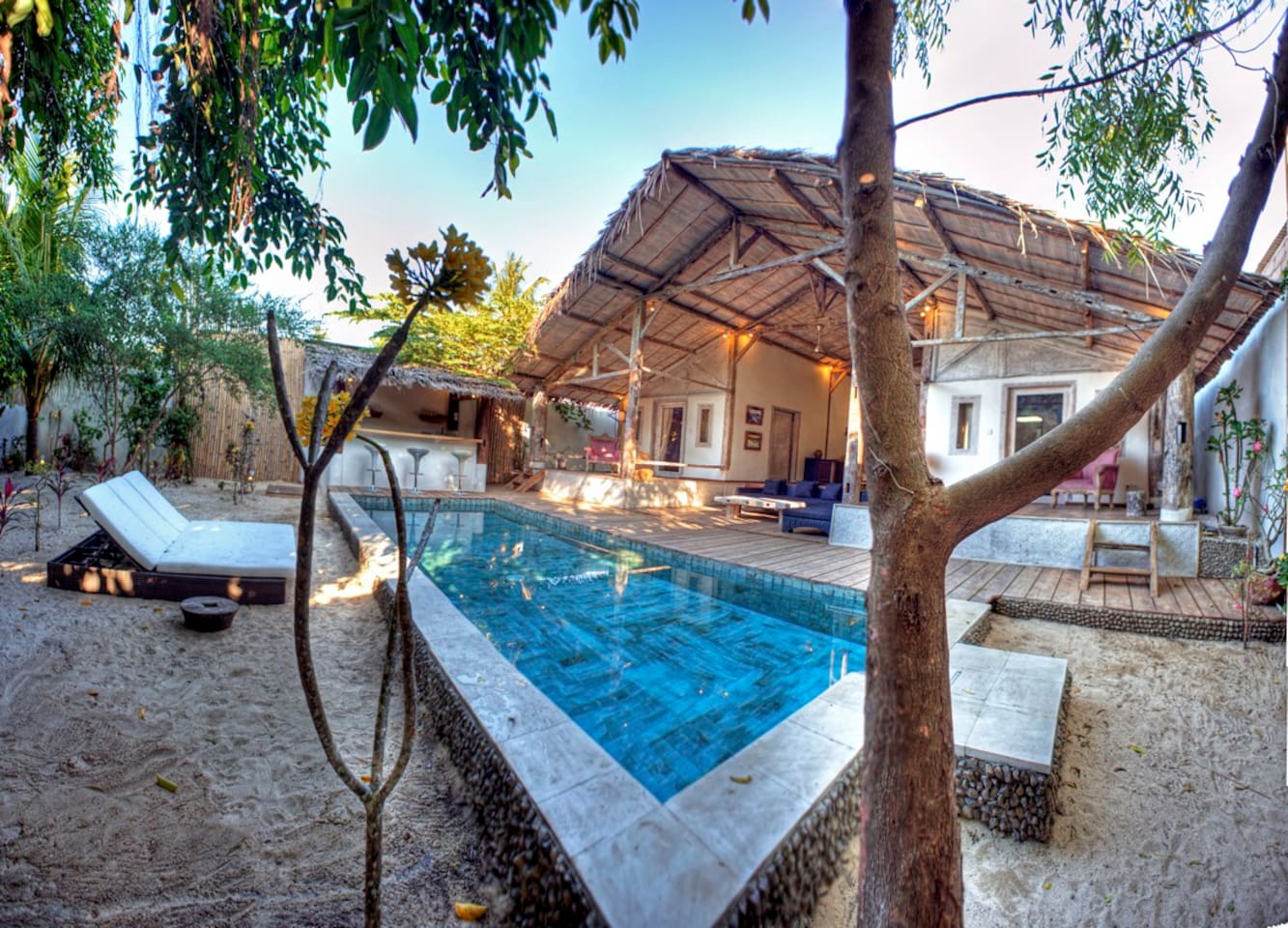 Lombok itinerary, Gili T 2 Bedroom Pool Villa Airbnb