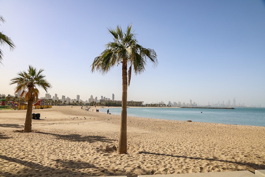 The Wandering Quinn Travel Blog places to visit in kuwait, Kuwait Marina Beach