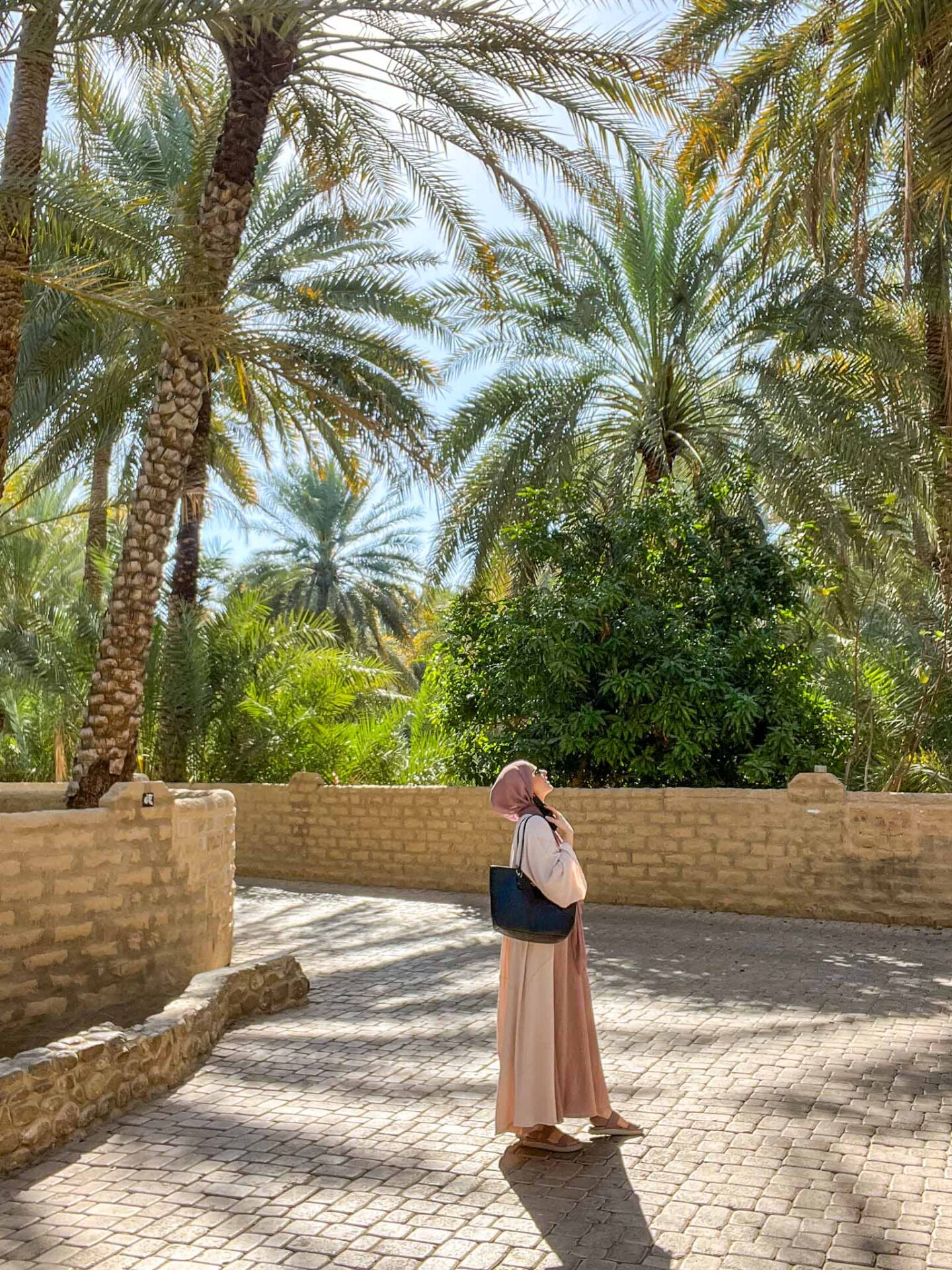 What to wear in Abu Dhabi, pink abaya