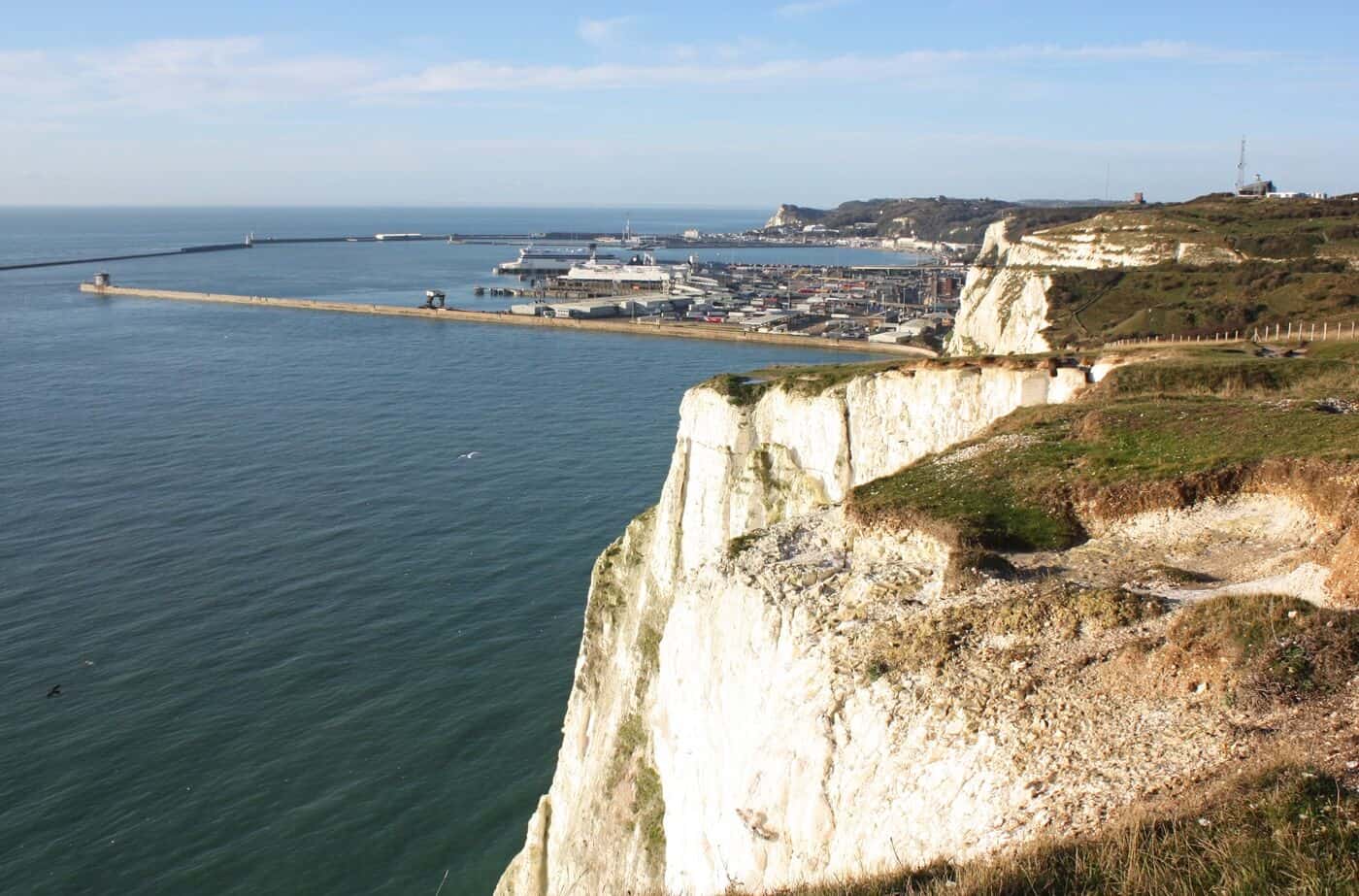White cliffs of Dover Blue Sky | Dover day trip from London by train