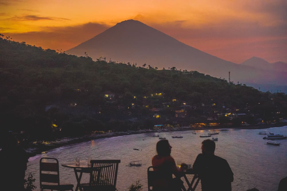 Sunset Point Amed | Best Bali Sunset