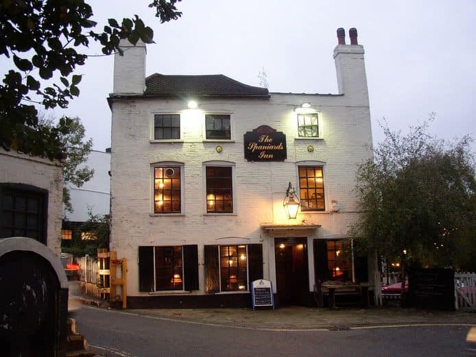 Pubs in Hampstead, The Spaniards Inn Hampstead