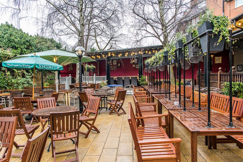 Pubs in Hampstead, the garden gate pub