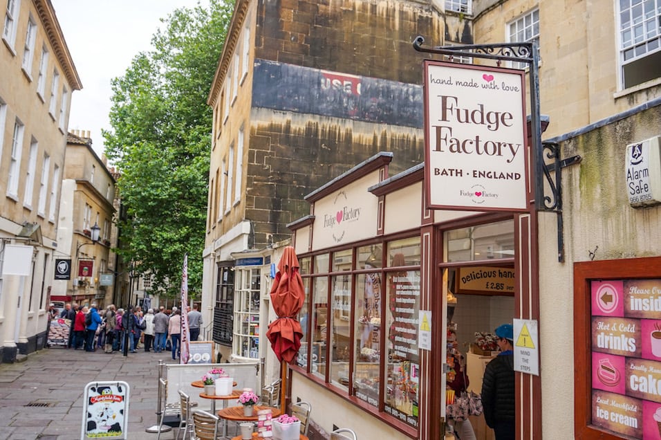 Day Trip to Bath from London, Fudge Factory