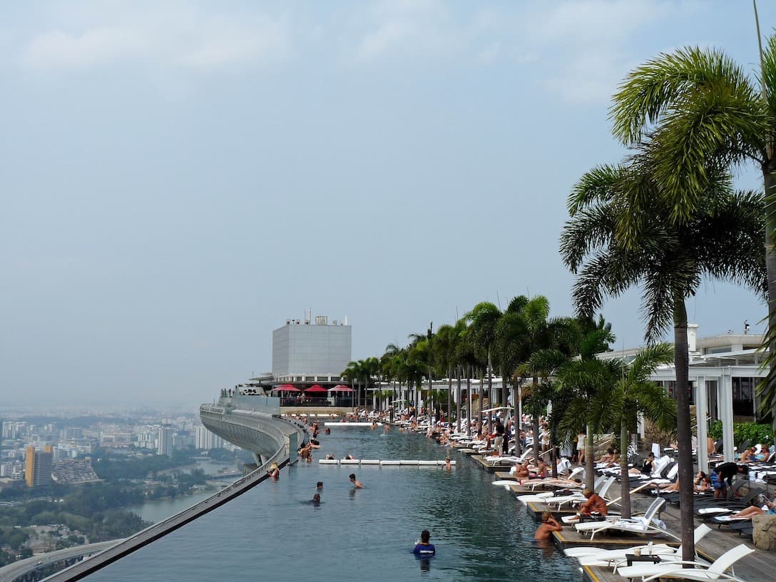 One Day in Singapore, Marina Sands Hotel Pool