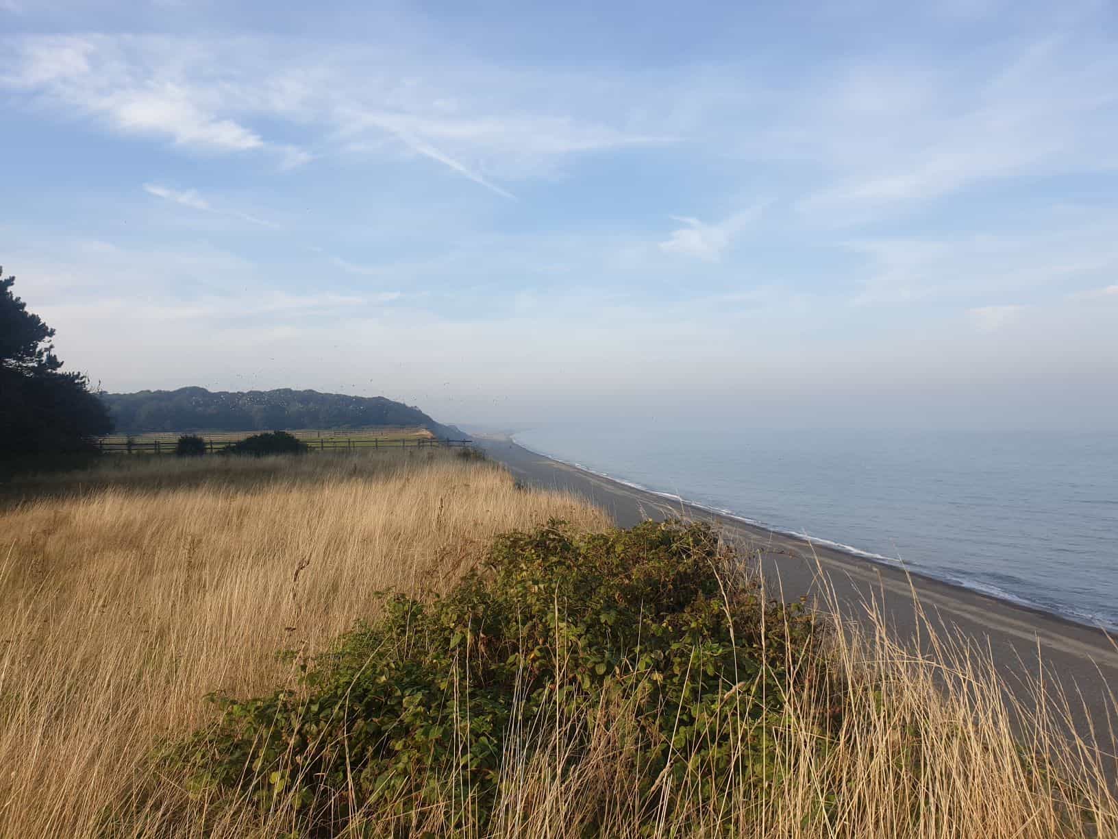 Suffolk Coast at Dunwich The Wandering Quinn Travel Blog