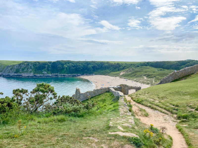How to Get to Barafundle Bay. Barafundle Bay Walk from Stackpole Quay!