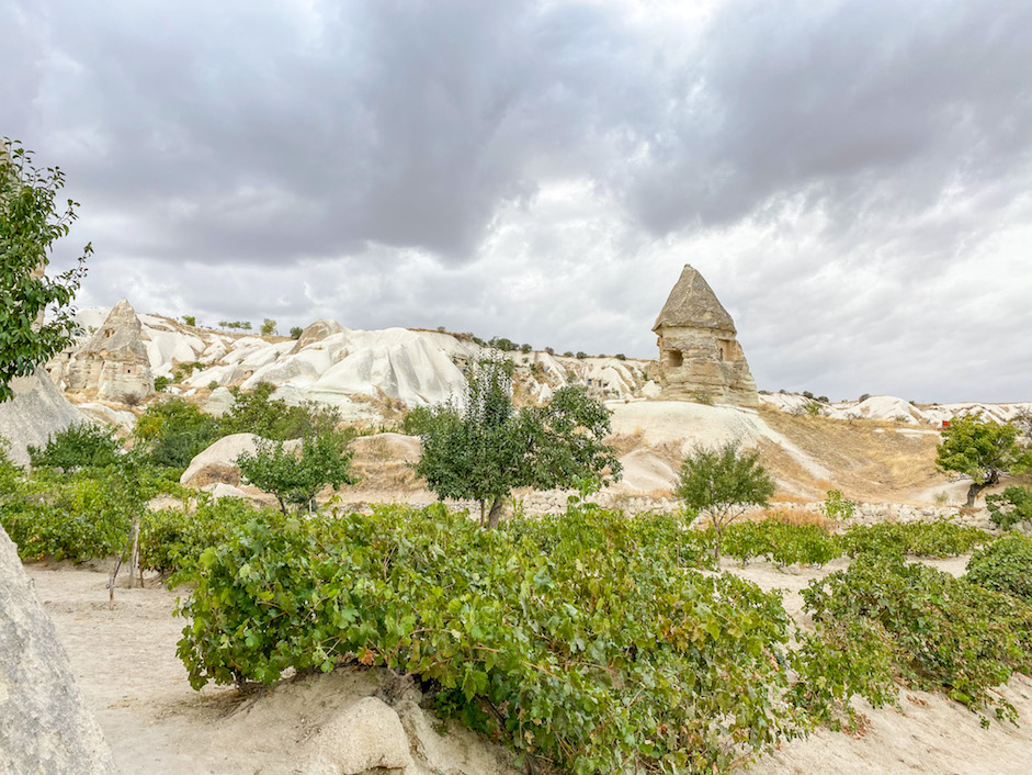 best time to visit Cappadocia, cloudy day in Cappadocia