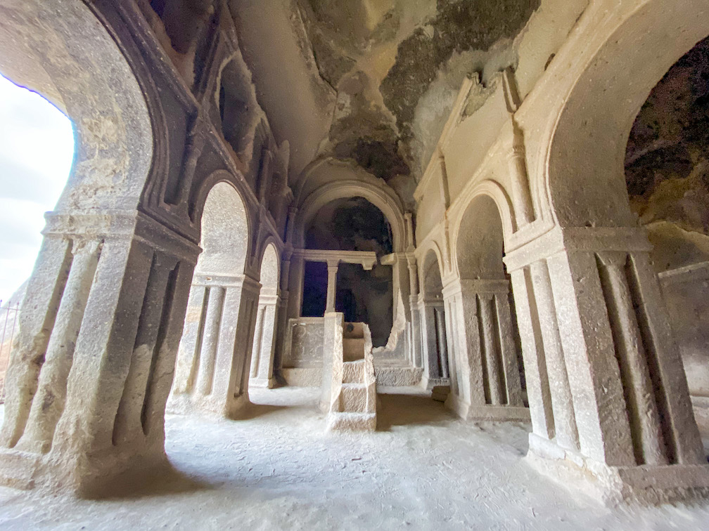 Pigeon Valley Cappadocia, inside cave church
