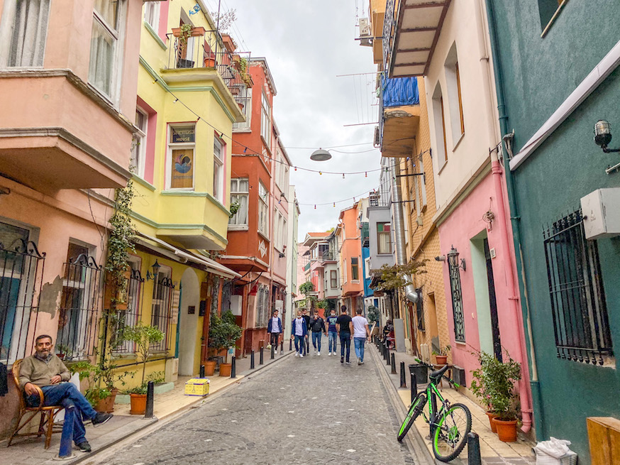 Balat Istanbul Colourful Houses Yildirim Caddesi