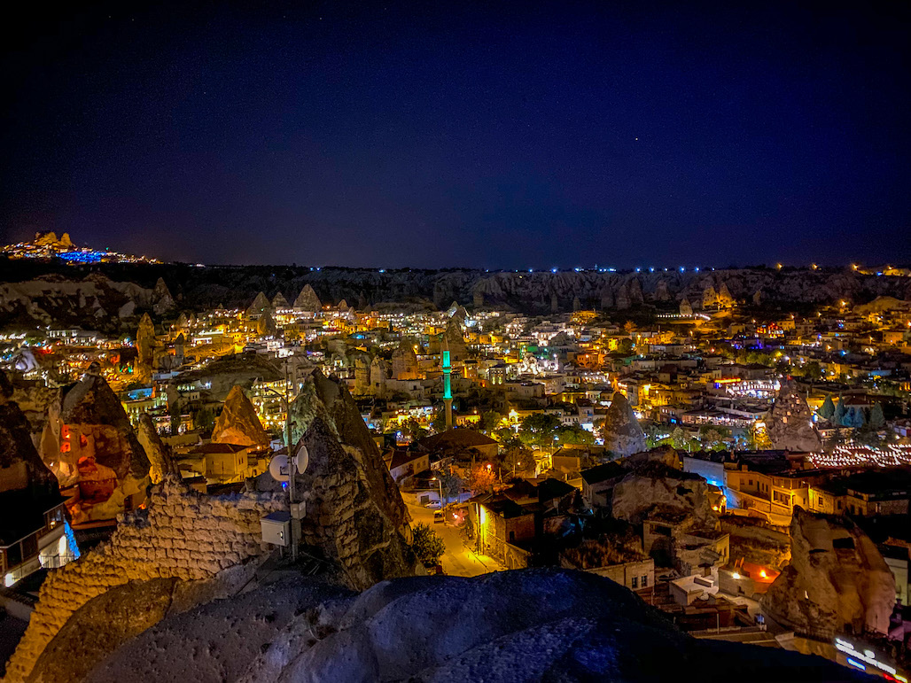 Cappadocia Itinerary, Goreme at night