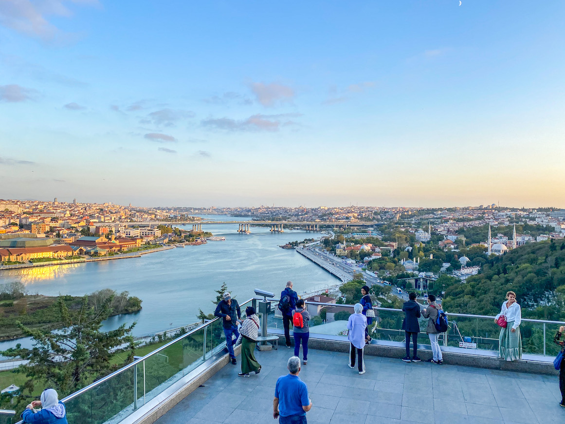 Pierre Loti Hill view at sunset, istanbul hidden gems