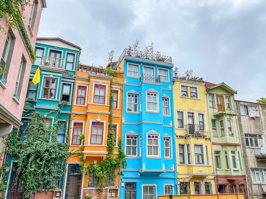 balat colourful houses, istanbul hidden gems