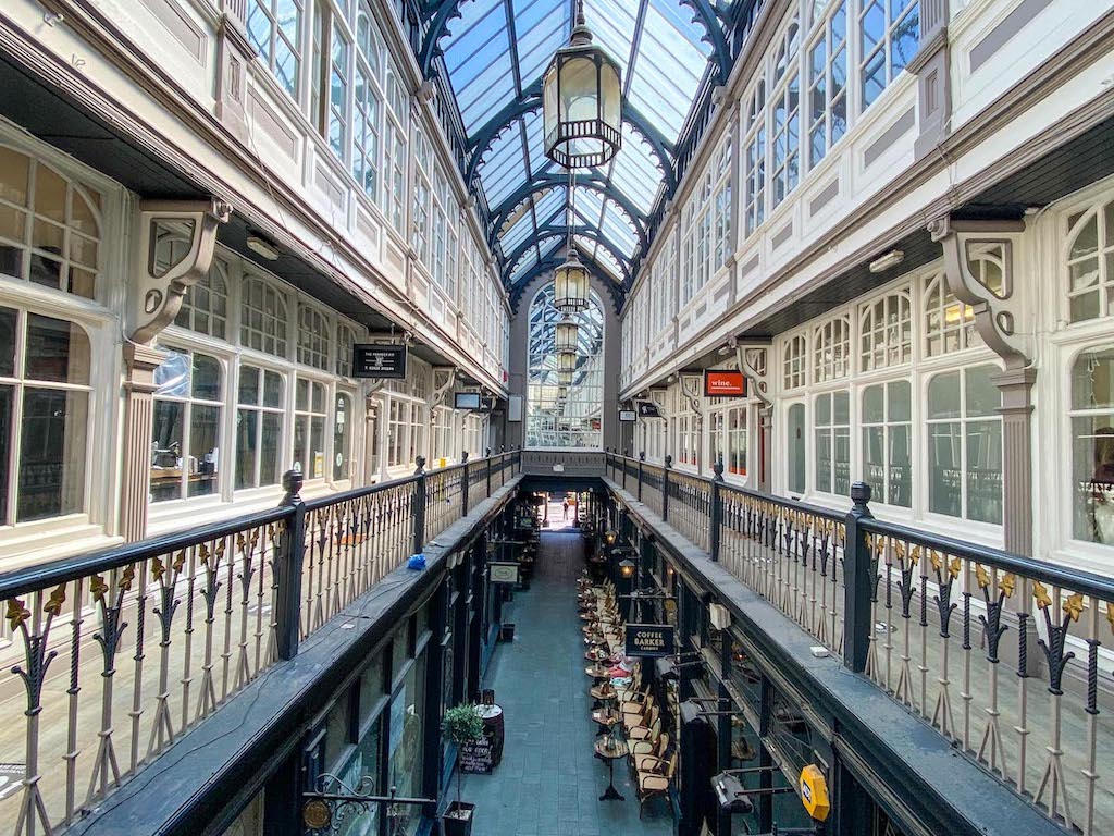 3 days in Wales, Cardiff Shopping Arcade