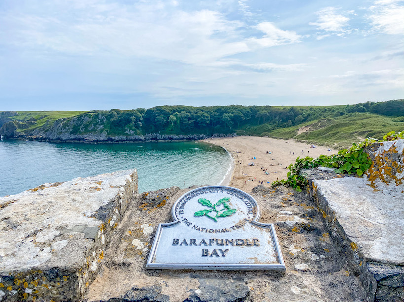 Best beaches in Pembrokeshire, Barafundle Bay