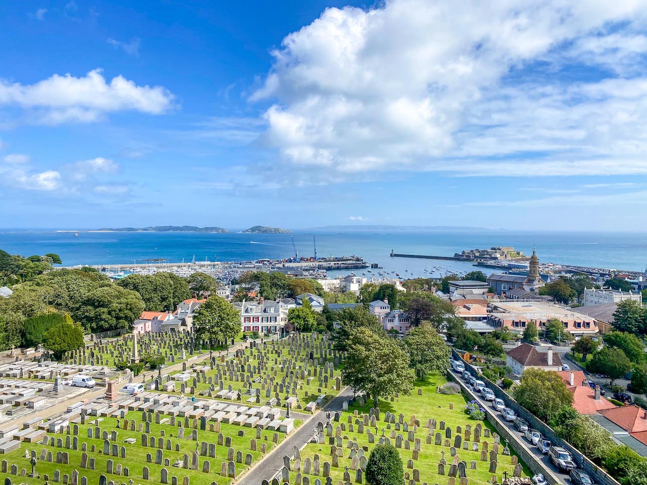 Things to do on Guernsey, View from Victoria Tower St Peter Port