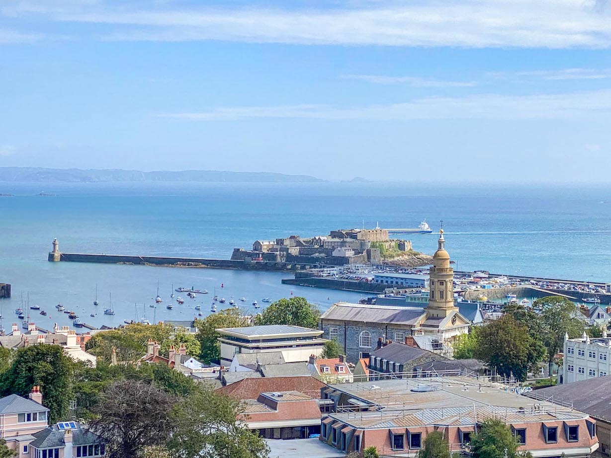 Things to do on Guernsey, View from Victoria Tower Castle Cornet