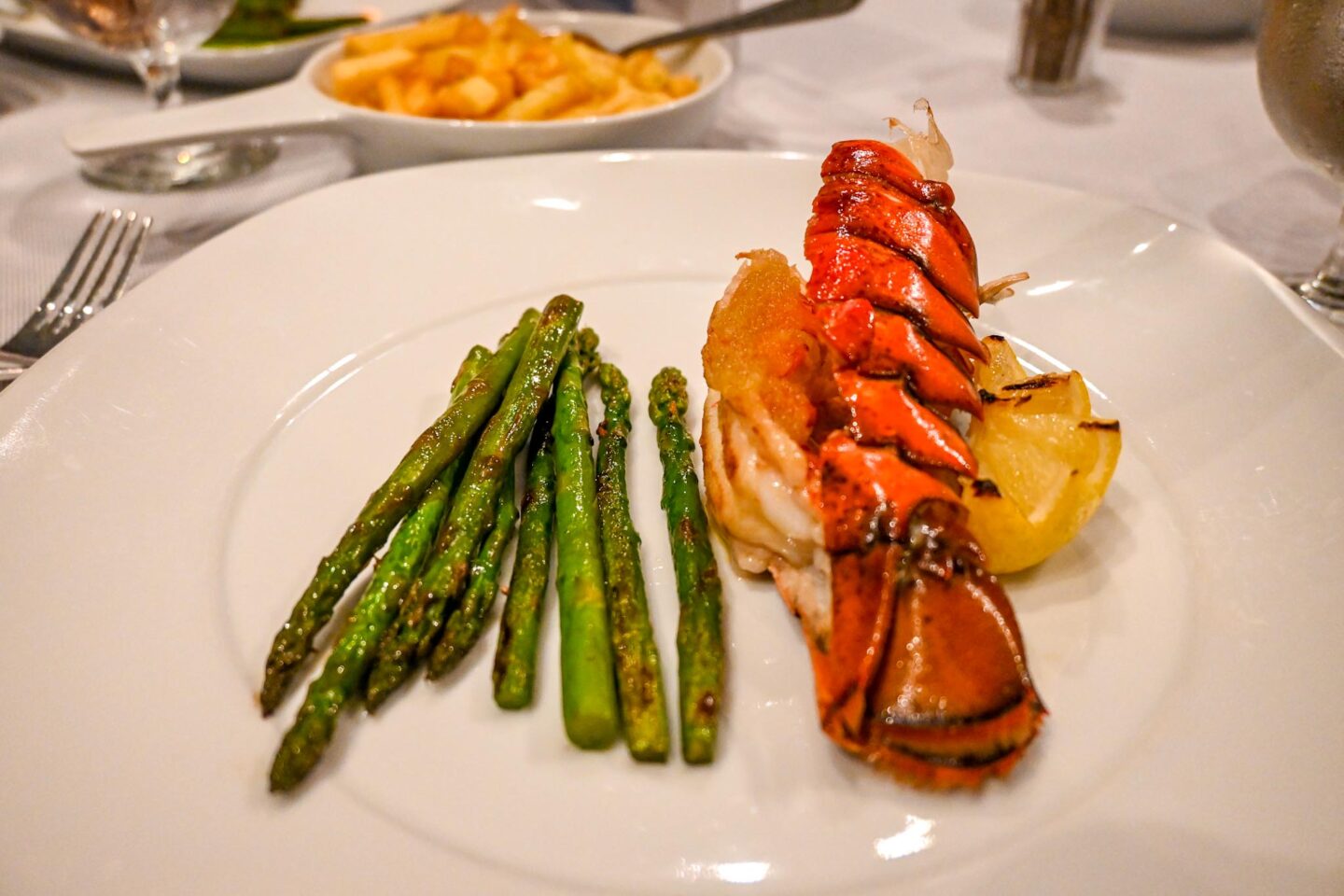Princess Cruises from Southampton, lobster from crown grill