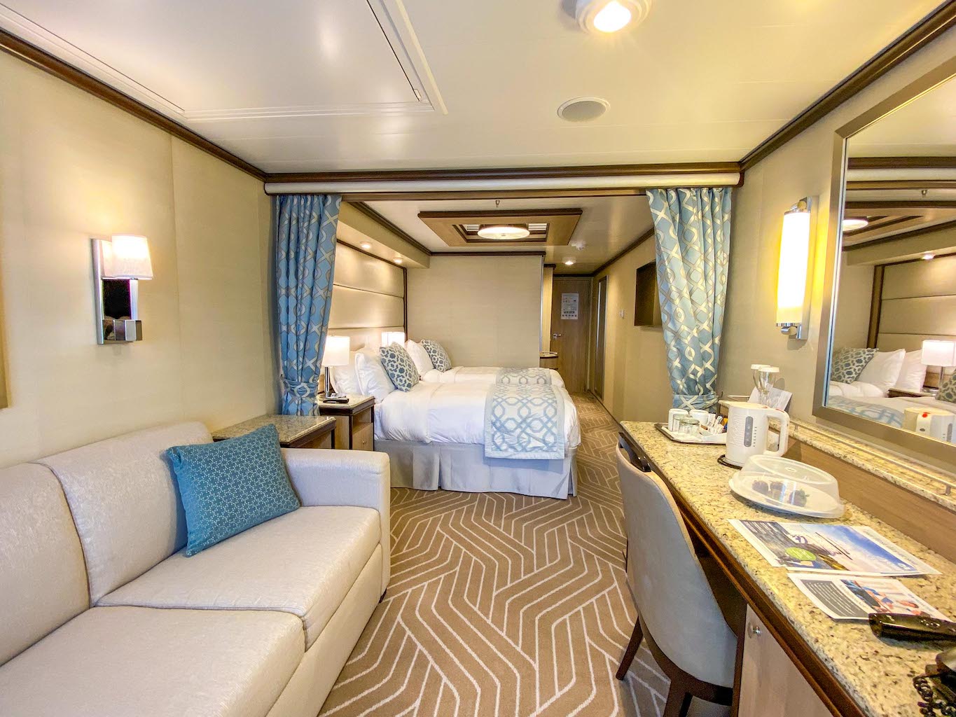 Princess Cruises from Southampton, mini suite stateroom