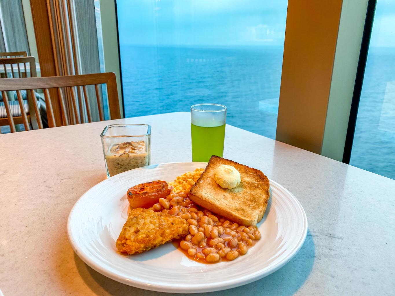 Princess Cruises from Southampton, Sky Princess buffet breakfast