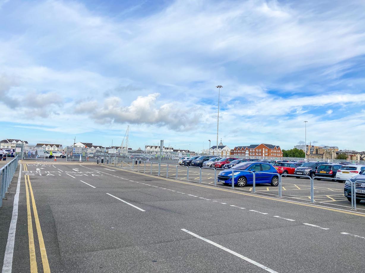 car parks at Southampton Ocean Cruise Terminal