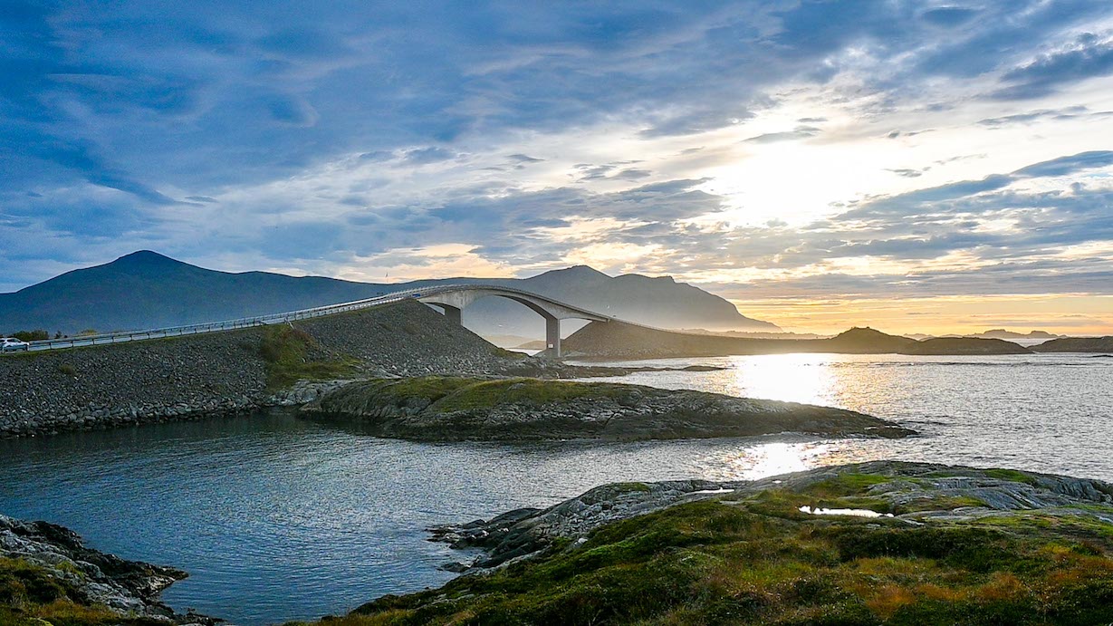 Atlantic Ocean Road Norway, bridge