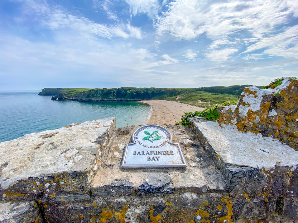 Places to visit in South Wales, Barafundle Bay