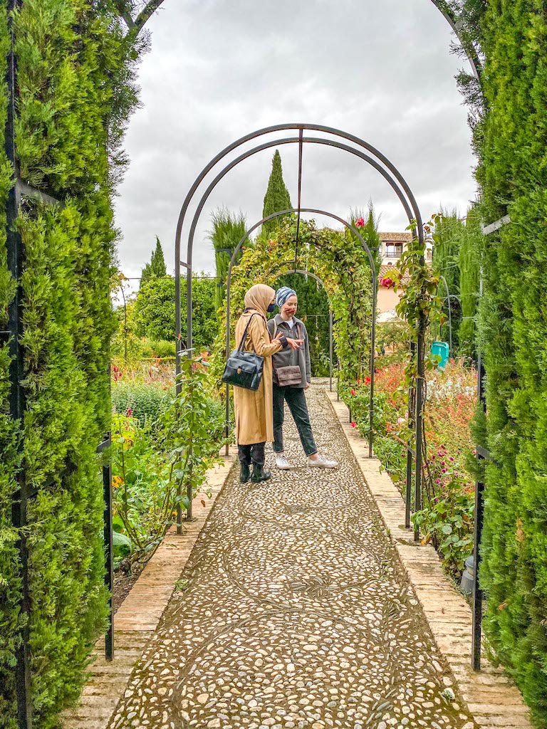 Muslim women's retreat, Alhambra Gardens