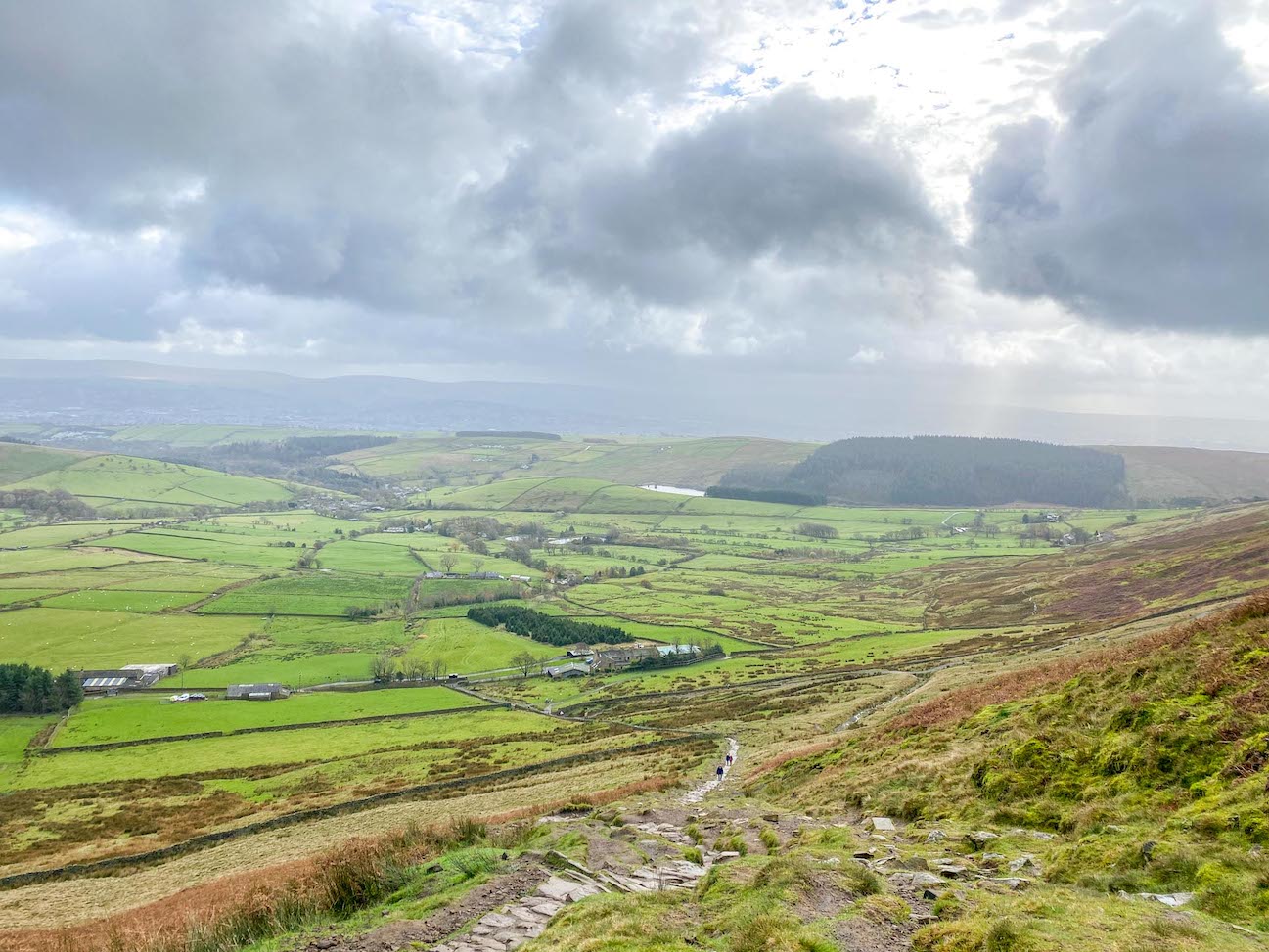 Pendle Hill Walk, Pendle Hill view