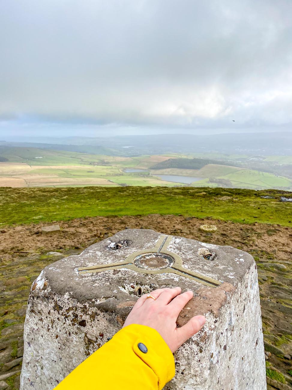 Pendle Hill Walk, Top of Pendle Hill