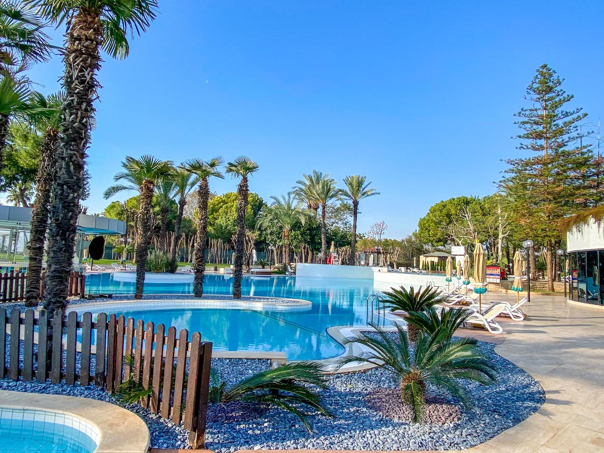 winter in Antalya, Rixos Downtown Antalya Hotel Pool