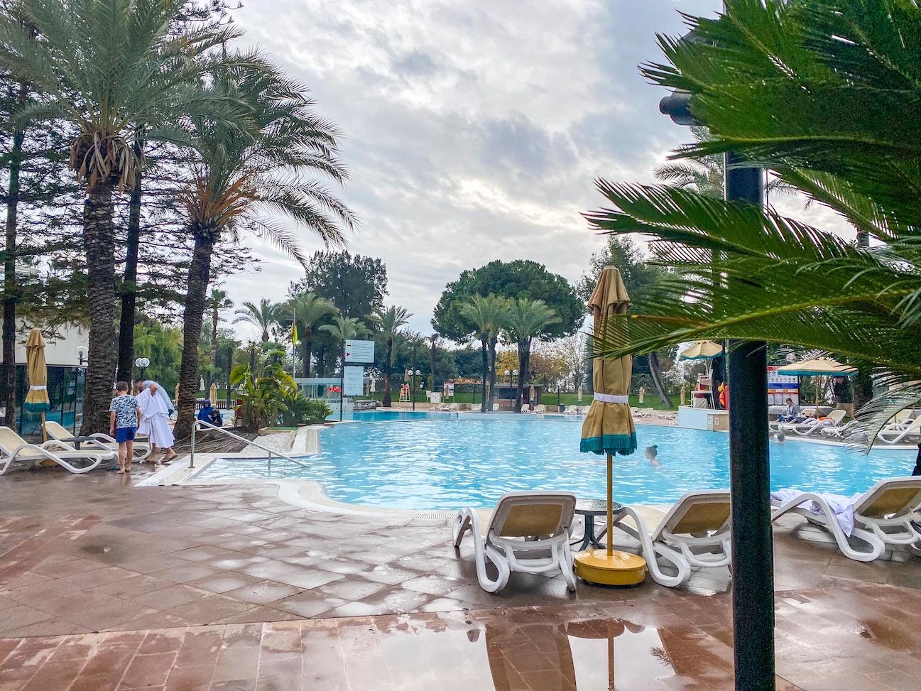 winter in Antalya, Rixos Downtown Antalya Hotel Heated Pool