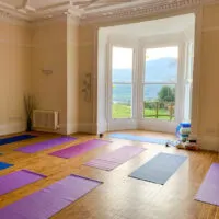 UK Muslim Women's Retreat, yoga room