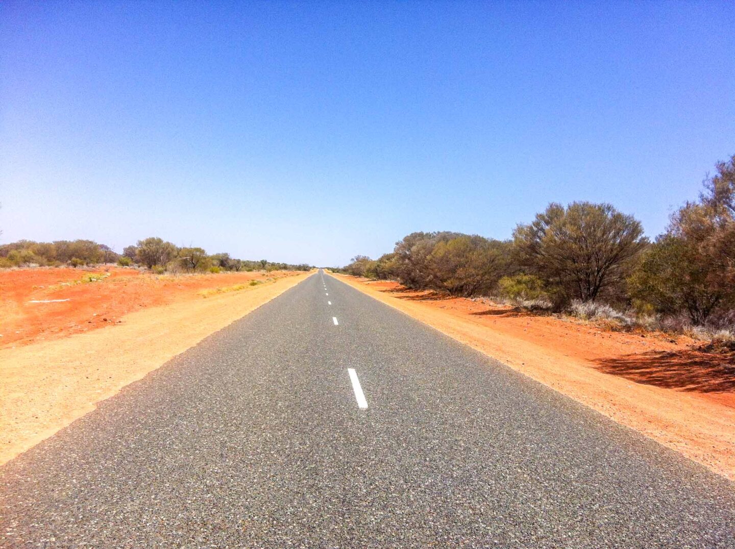 the red centre, long desert road