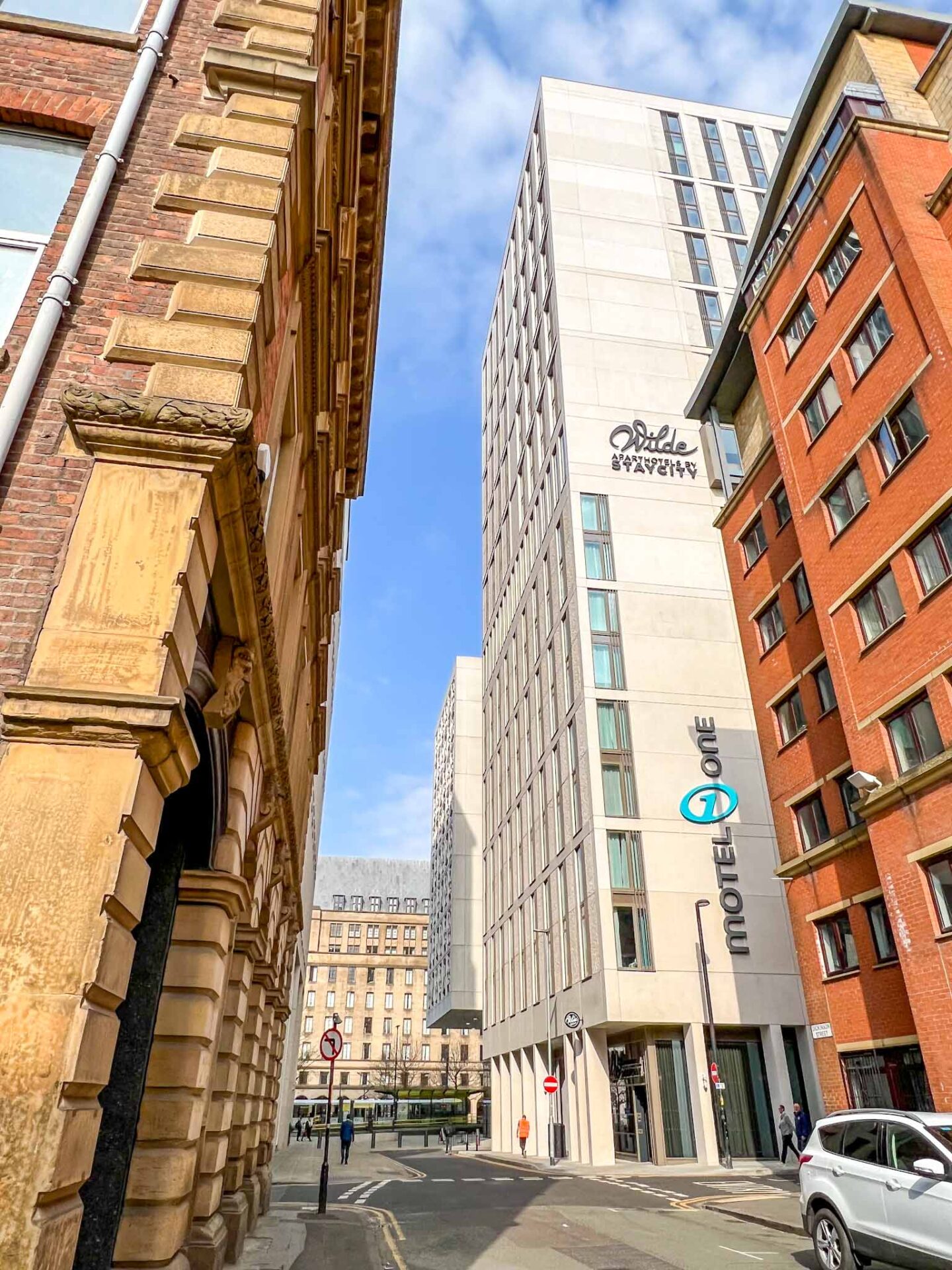 wilde aparthotels manchester from outside,