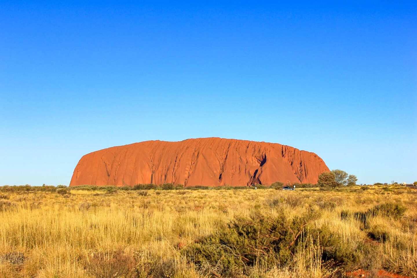 the red centre, view of Uluru