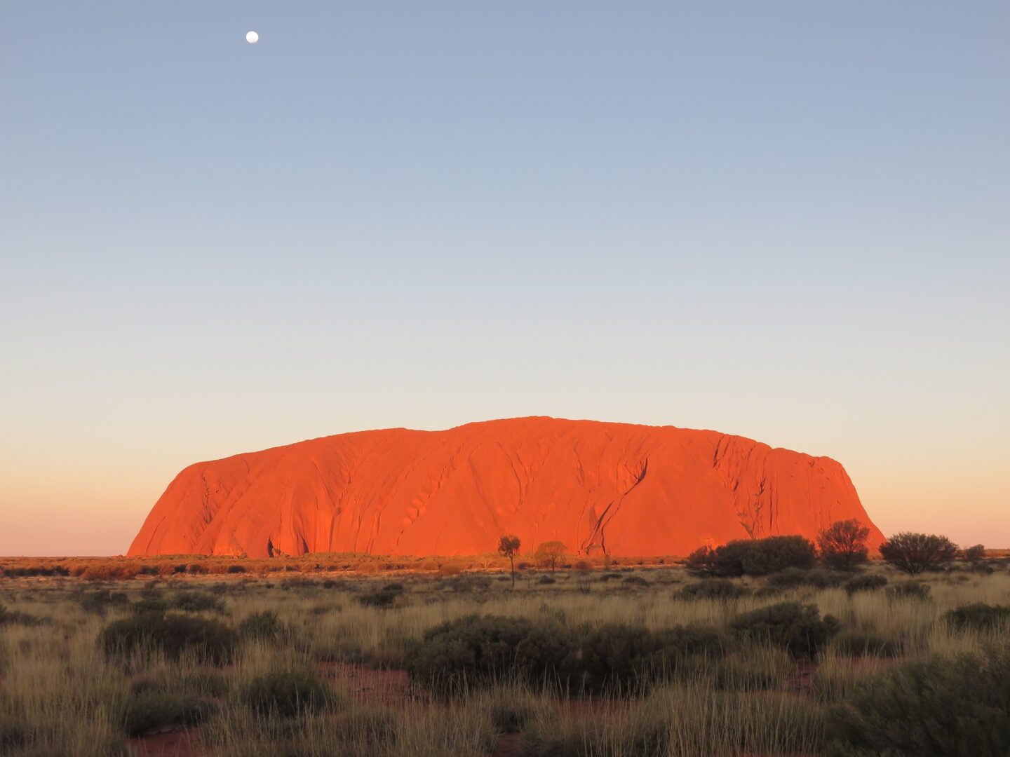 the red centre, Uluru at sunset