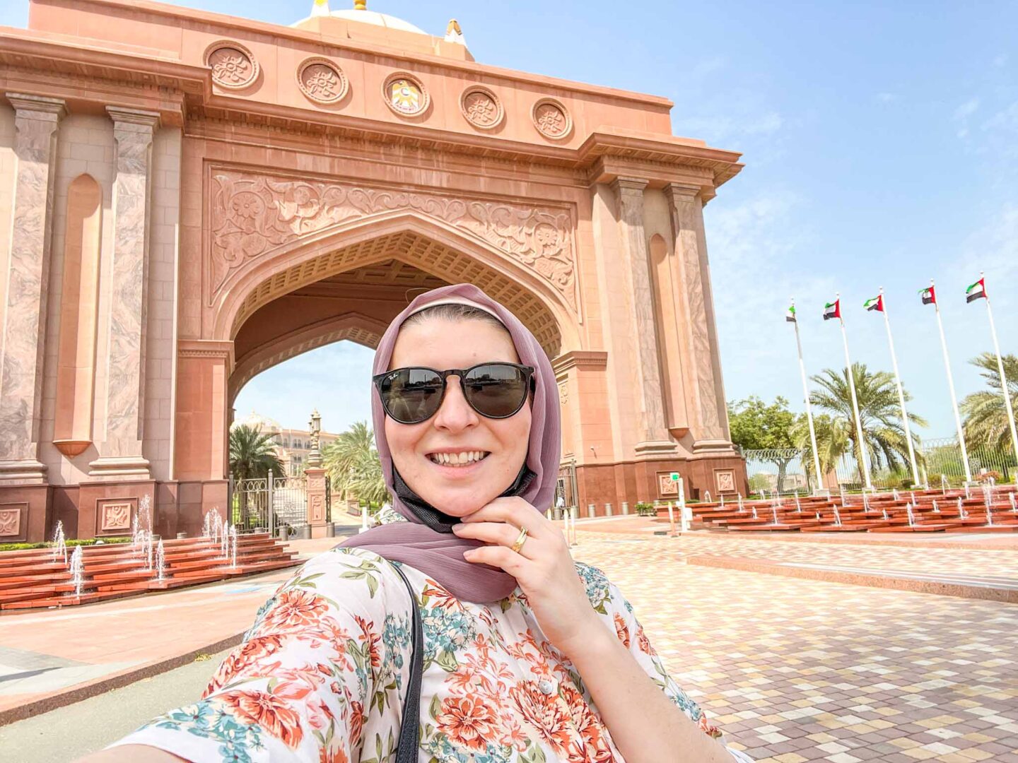 Places to visit in Abu Dhabi, emirates palace gate