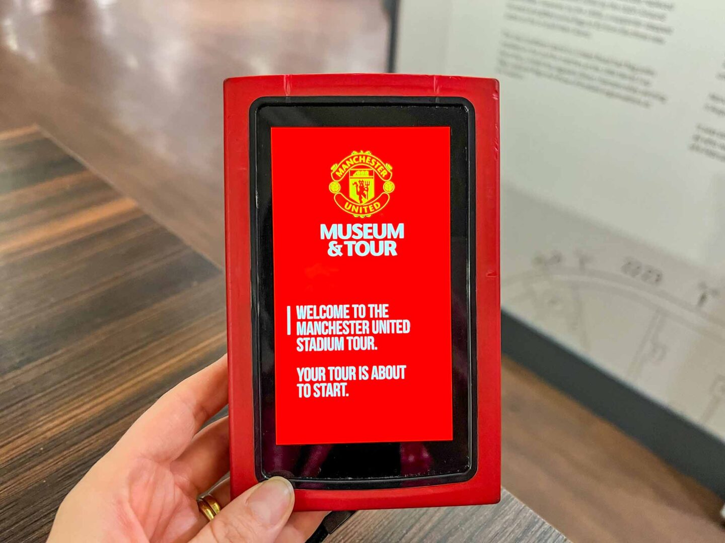 Manchester United Stadium Tour, Multimedia guide
