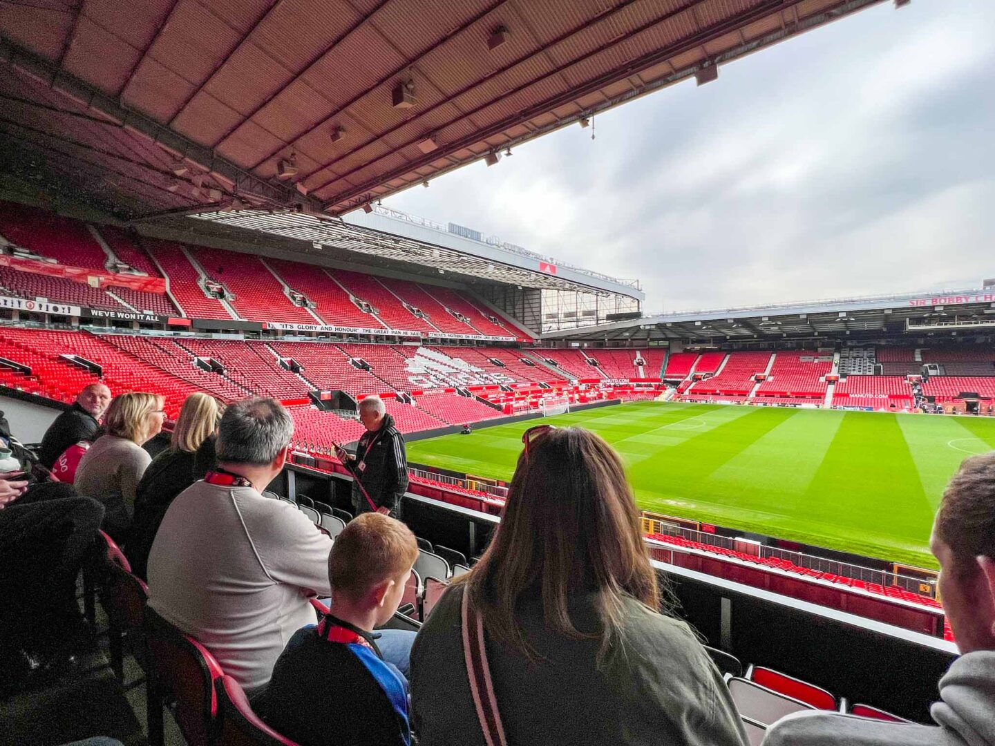 Manchester United Stadium Tour, start of tour in stadium