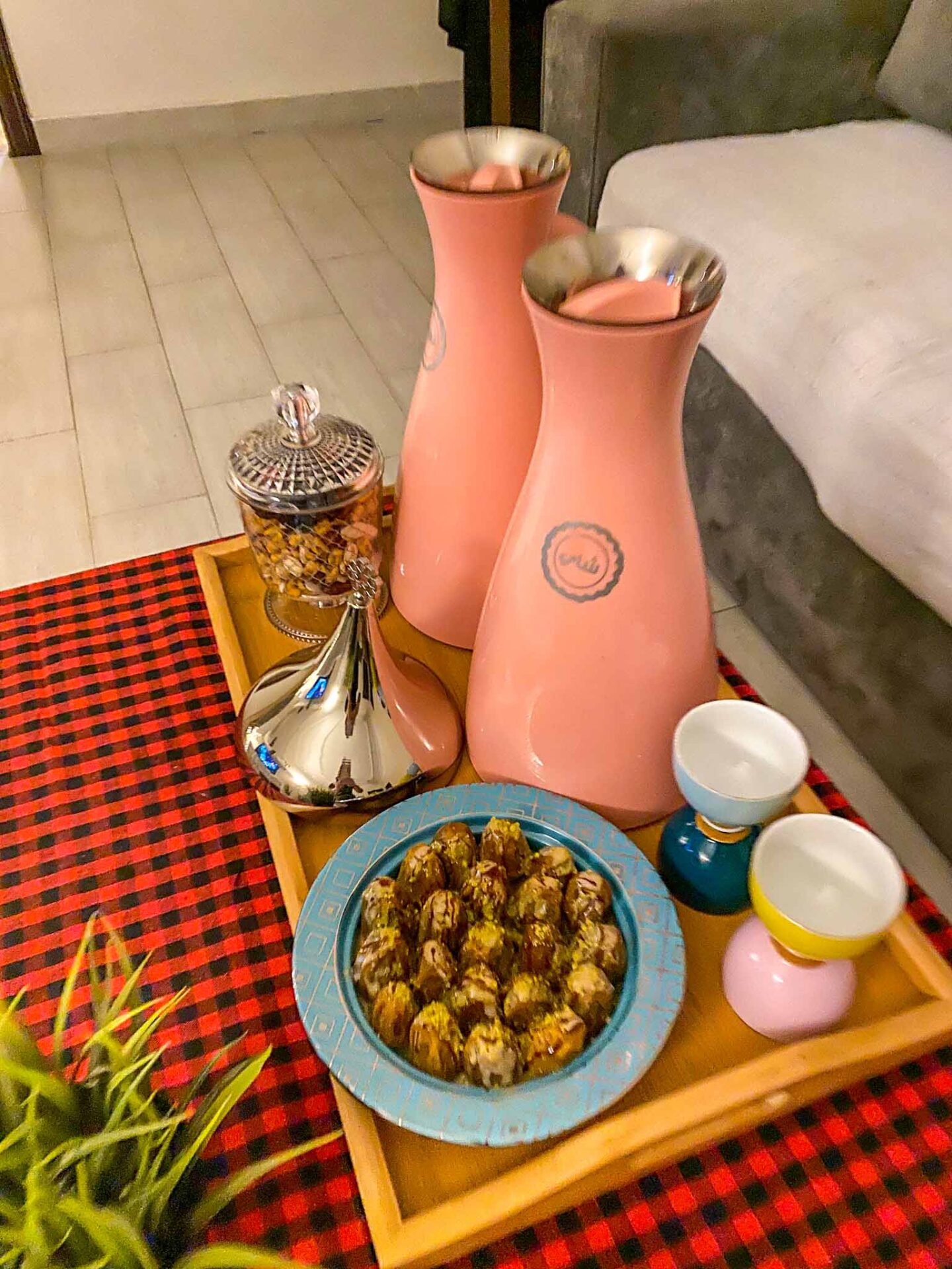 arabic coffee and dates in house in Saudi