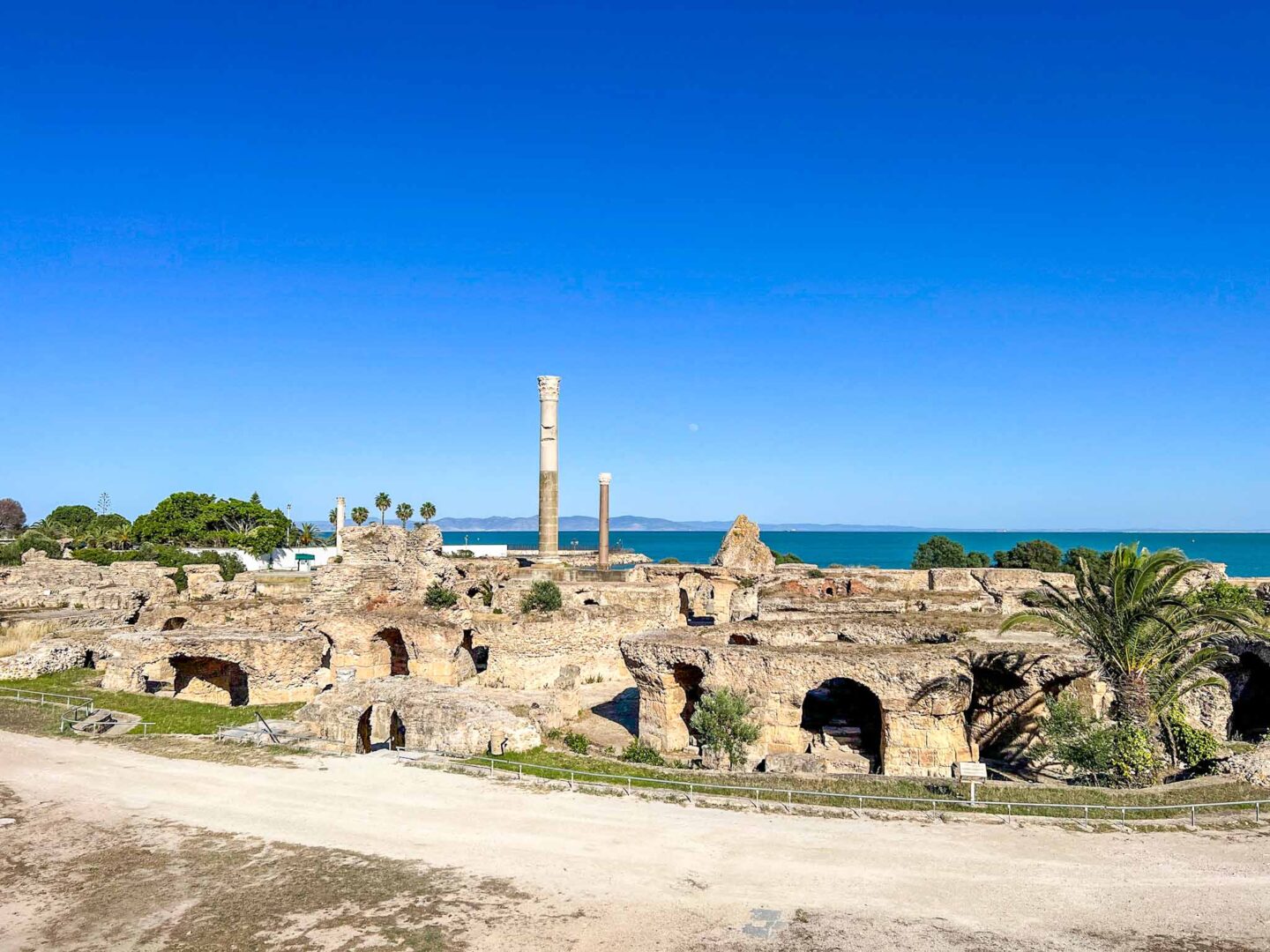 Tunisia itinerary, 3 days in Tunisia, the Antonine Baths Carthage