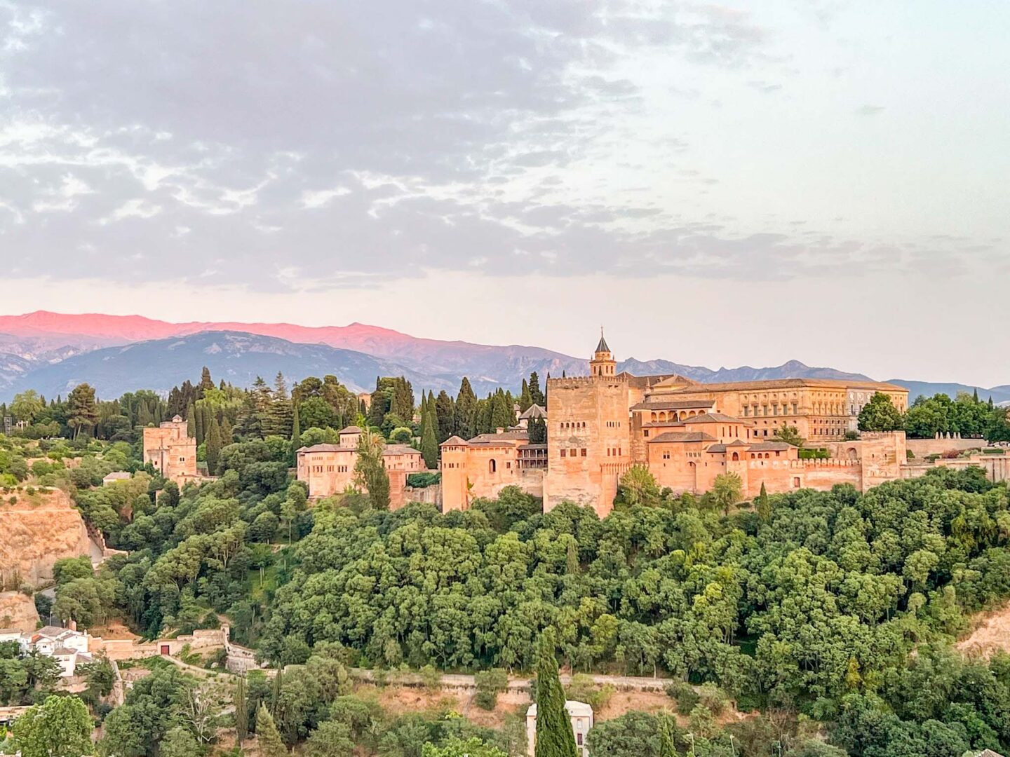 Granada itinerary, One day in Granda, Sunset over Alhambra