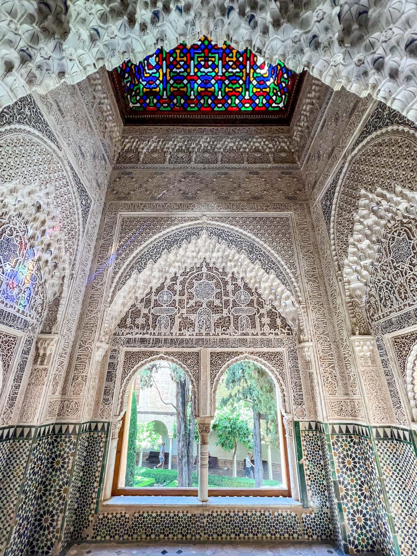 The Wandering Quinn Travel Blog Granada itinerary, One day in Granda, old prayer room in Alhambra