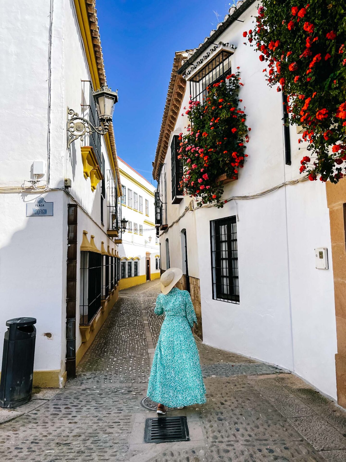 Southern Spain itinerary, Ellie in Ronda Old Town