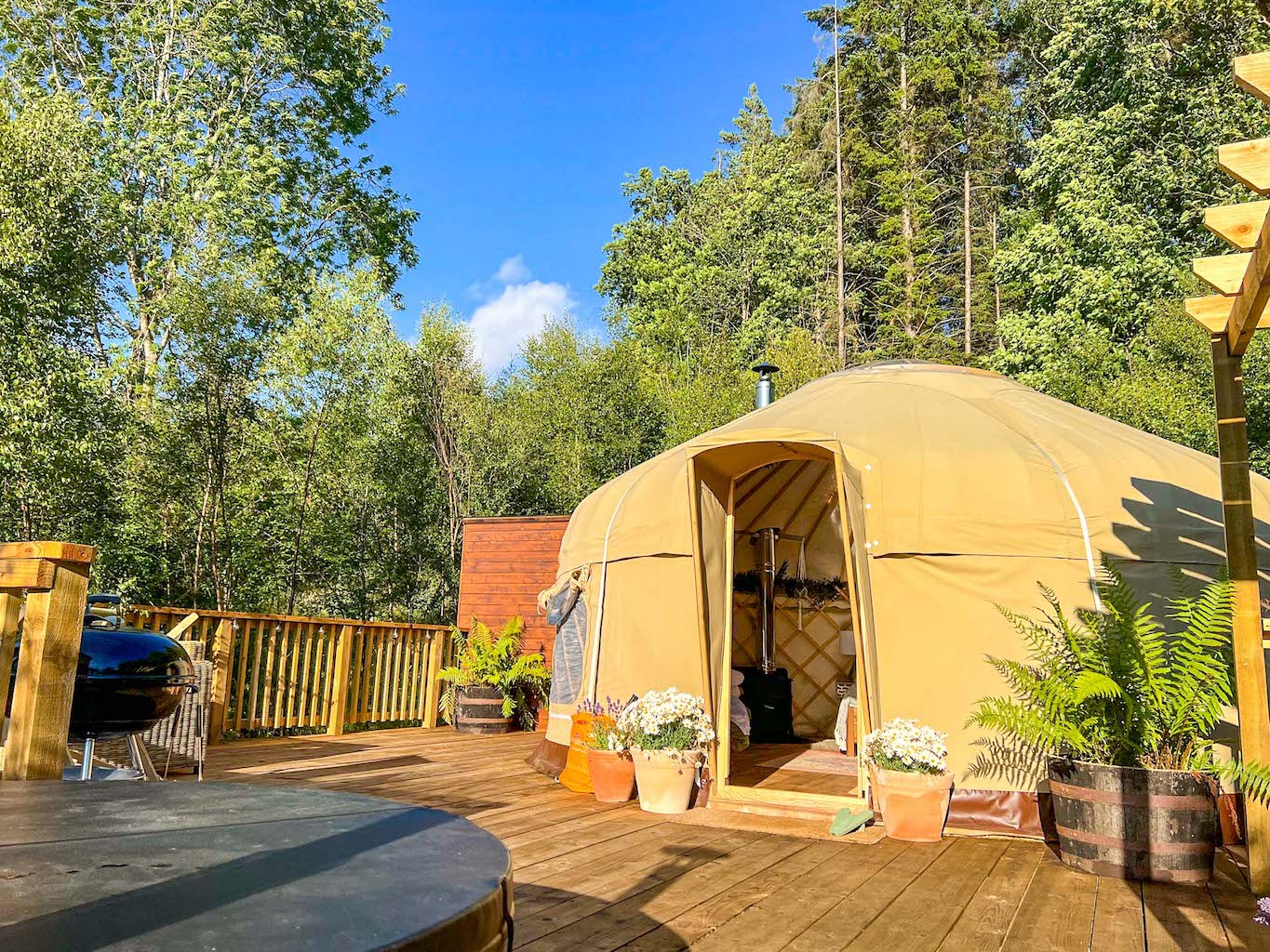 The Wandering Quinn Travel Blog Glamping in Yorkshire, Yurtshire