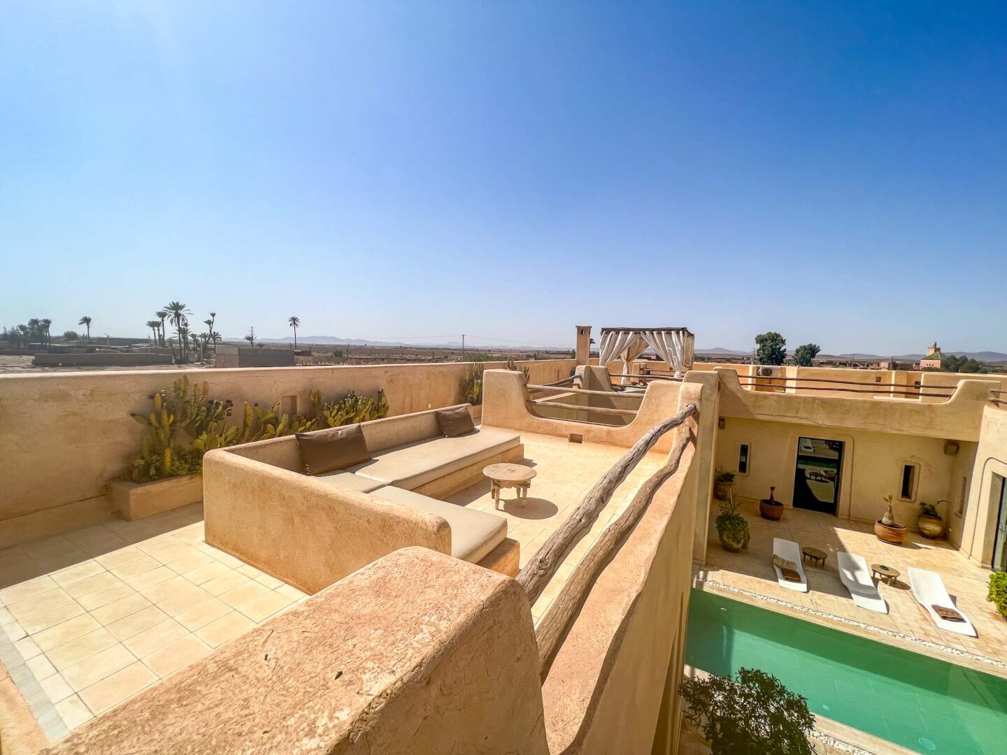 villa in Marrakech big rooftop