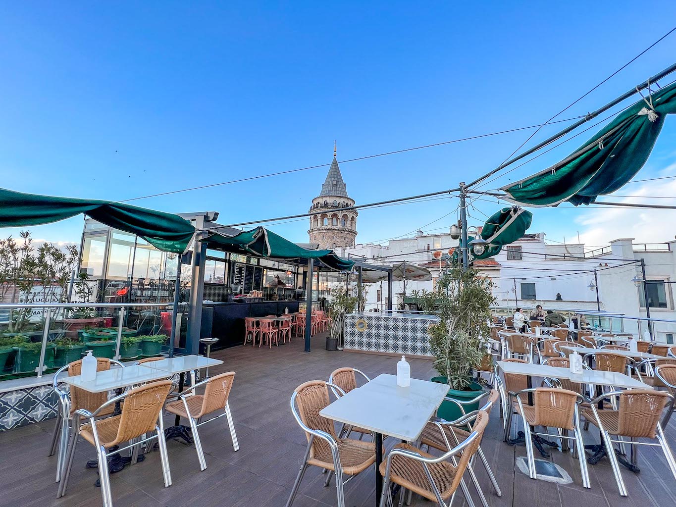 Konak Galata Cafe rooftop, things to do in Istanbul