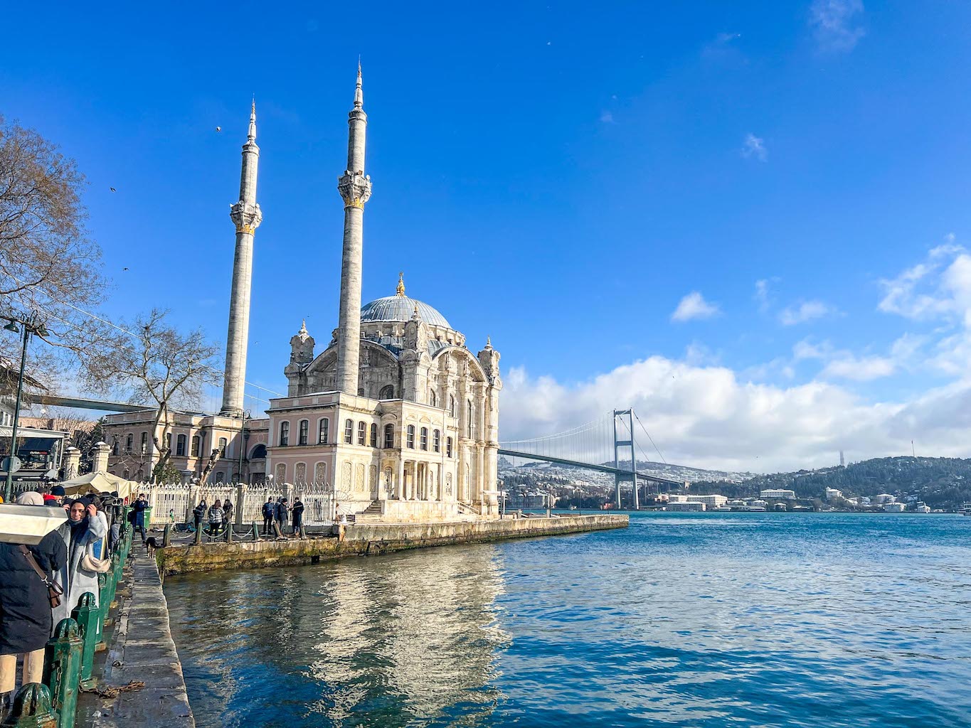Ortaköy mosque and bridge over Bosphorus, things to do in Istanbul